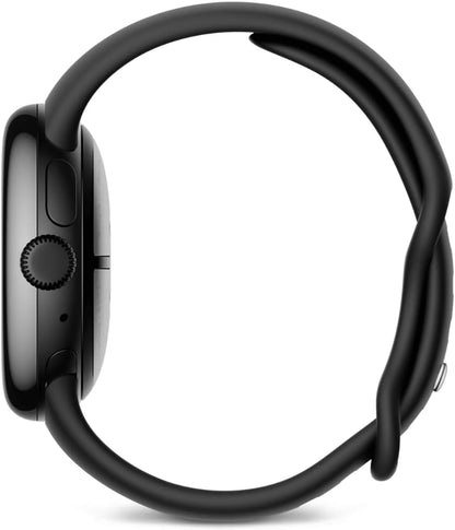 Google Pixel Watch 3 (41 mm) – Android-smartwatch met hartslagmeting, geavanceerd hardlopen vanaf Fitbit, fitness-inzichten, 24-uurs batterij – matzwarte aluminium behuizing – obsidiaanband – wifi
