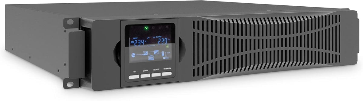 UPS – Ononderbroken Voeding – Noodstroomvoorziening – Noodvoeding – Back Up Voeding – 1000 VA / 1000 W – 19 Inch 2U Rackmontage