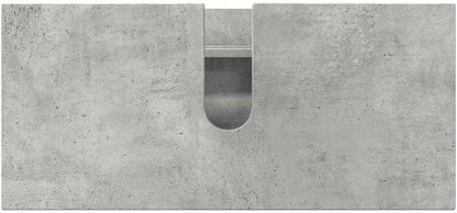 vidaXL Badkamermeubelset met lade 2 pcs Betongrijs 76,5 x 35 x 64 cm, - QUORE