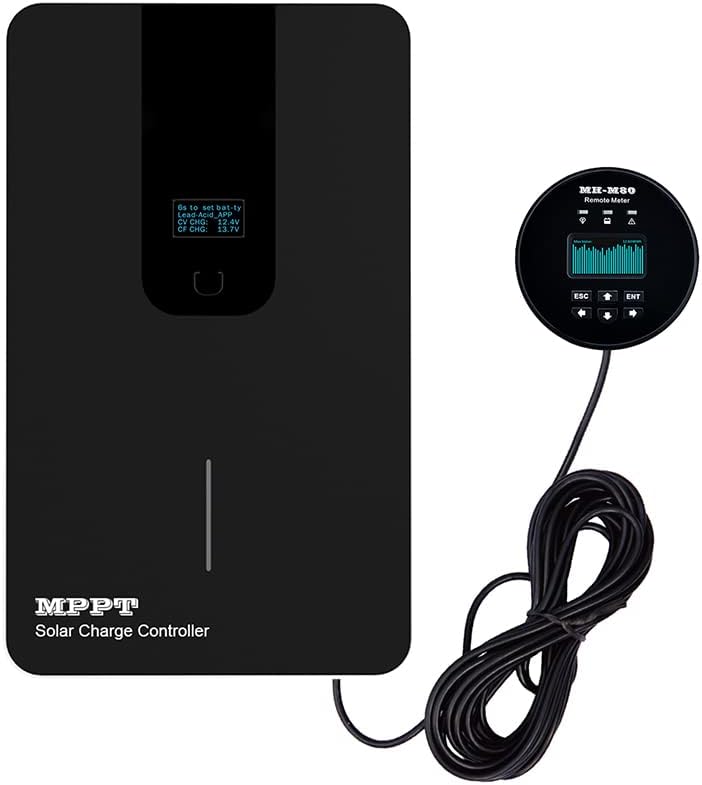 SolaMr 60A MPPT Solar Charge Controller 12V/24V/36V/48V Automatische Identificatie met LCD Display voor Communicatie Basisstations en Huishoudelijke Systemen - RS48L60
