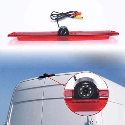 HD IP68 170° Auto Transporter parkeerhulp remlicht achteruitrijcamera met hoek instelbaar, vervanging voor Mercedes Benz Sprinter W906/V W Crafter Caravelle (achteruitrijcamera + 4,3 inch monitor)