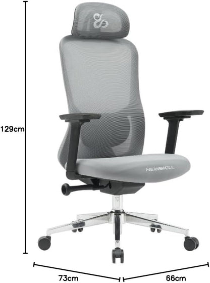 NEWSKILL Nue Ergonomische gamingstoel, grijs