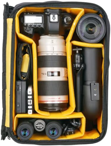 Camerarugzak – Fototas – Fotorugzak – Cameratas – Rugzak Voor Camera – Groen 29 x 23 x 47,5 cm – Afneembaar Cameravak – Statiefhouder En USB-poort