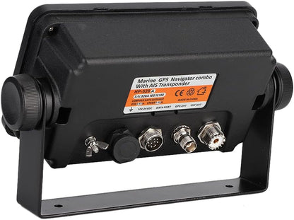aqxreight GPS-navigatie voor auto, draagbare -528A 4,3 inch kleuren LCD Marine GPS Navigator Alarm Locator Klasse B AIS Transponder Combo