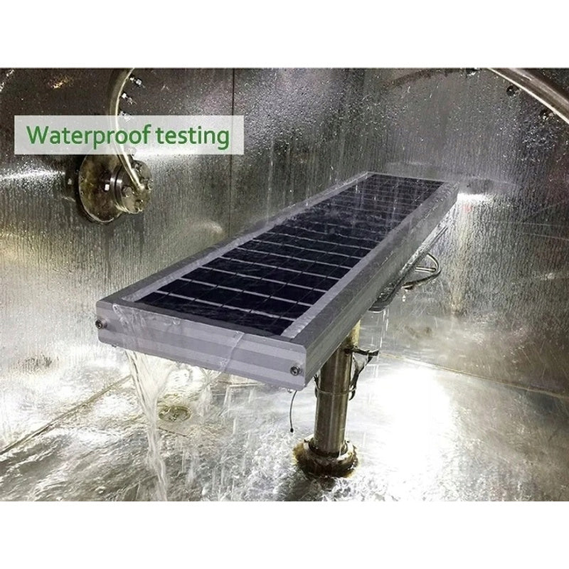Solar Tuinlamp – Solar Tuinverlichting – Buitenlamp – LED Tuinlamp – Tuinverlichting Op Zonne-energie – 2000W Krachtig Licht – Weerbestendig Aluminium Met Bewegingssensor