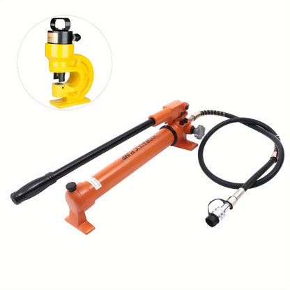 Hydraulische Handpomp – Handpomp – Overhevelpomp – Vloeistofpomp – Brandstofpomp – 200 cm Rubber Slang – Automatische Drukschakeling