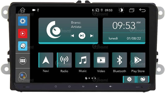 Autoradio – Auto Radio – Car Audio – Multimedia Speler – Volkswagen Specifiek – 9 Inch Touchscreen – Android 8-Core Processor