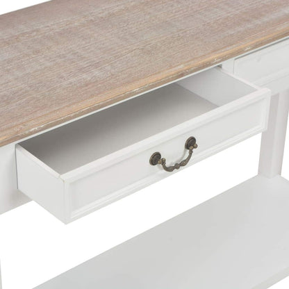 vidaXL Wooden Wall Table White Sideboard Side Table Wall Cabinet Side Cabinet Cabinet Cabinet