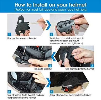 QSPORTPEAK motorfiets intercom BT-S3 helm Bluetooth headset intercom