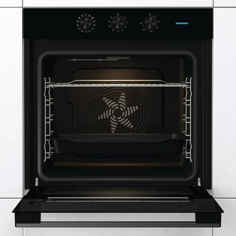 Multifunctionele Oven – Elektrische Oven – Heteluchtoven – Airfryer Oven – Inbouwoven – XXL Inhoud 77 Liter – Pizzafunctie 300°C & Snelle Voorverwarming