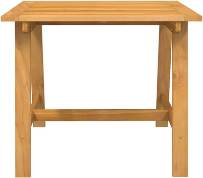3-delige tuin-eetgroep massief hout acacia loungeset terrasmeubels voor tuin, terras, balkon - QUORE
