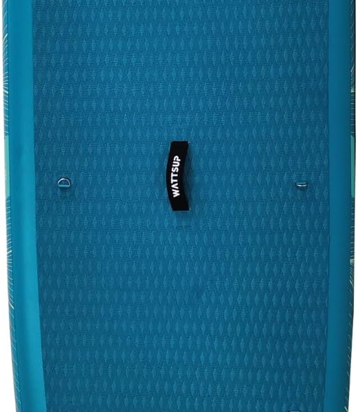 Wattsup - Sup Stand Up Paddle Opblaasbare Marlin 12'5-378x89x15cm Dropstitch - Compleet Pakket: peddel leash pomp draagtas - Tot 185kg -Blauw