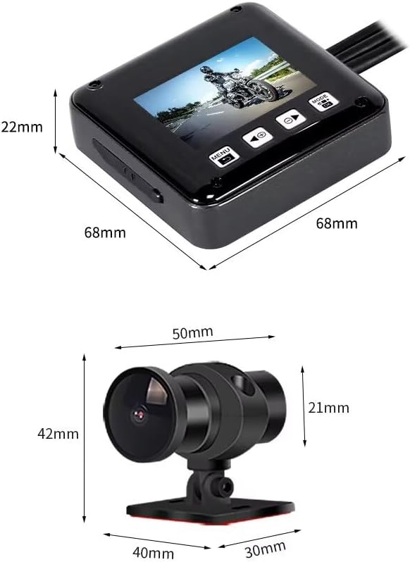 Motocam P6F Wifi 2CH Dual motor dashcam