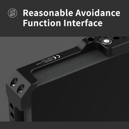 Full Cage for YoloLiv YoloBox Mini Live Streaming Equipment, Aluminum Alloy, with 3 Cable Clips, Lightweight/Easy to Install
