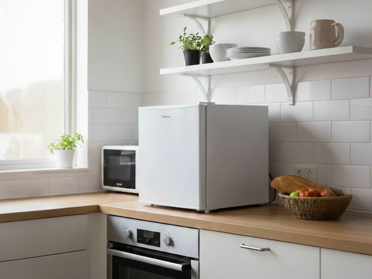 FrigeluX Frigelux CUBECV40A++ compacte vriezer, statische koeling, 32 liter, wit, energieklasse E
