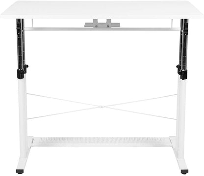 Flash Furniture Zit- en stabureaus, metaal, rustiek, 39,3' B x 23' D x 27'-35' H