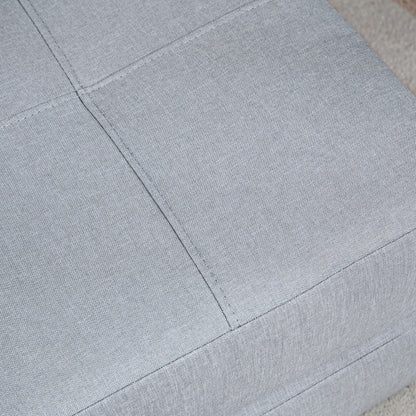Slaapbank – Sofa Bed – Relaxstoel – Logeerbed – Vouwbank – Handmatig Bediening – Lichtgewicht & Comfortabel – Modern Minimalistisch Grijs