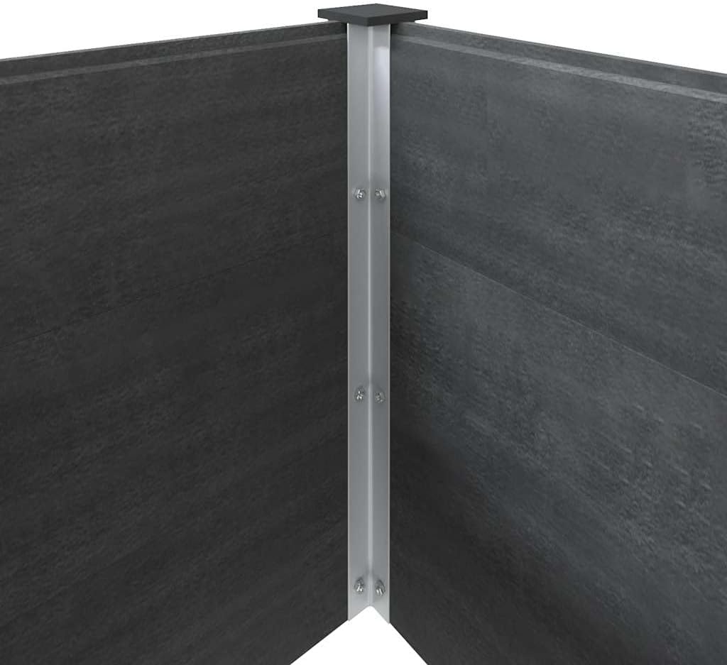 vidaXL Planter raised 300x100x54 cm HKC grey, planter, garden box, plant pot, planters, garden planters, planters, planters, planters, planter, planters - QUORE