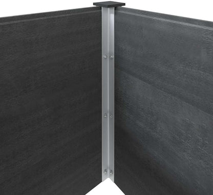 vidaXL Planter raised 300x100x54 cm HKC grey, planter, garden box, plant pot, planters, garden planters, planters, planters, planters, planter, planters - QUORE