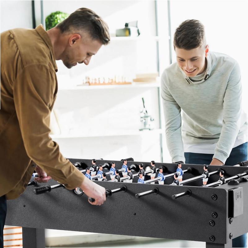 Tafelvoetbaltafel – voetbalspel – kicker – tafelspel – tafelvoetbal – Full-Size – Houten Constructie – Scoretellers & Bekerhouders