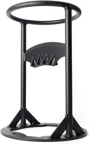 Houtklover - Houtsplijter - Handmatige Wandhouder - Kloofwig - Brandhoutsplijter - voor Zacht Hout - Aanmaaksplijter - Ideaal voor Camping - Picknick - Tuinhuis - 22 x 31 cm - Zwart