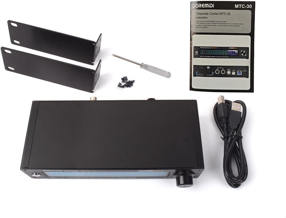 Timecode Center MTC-30 Ondersteunt Timecode Reader Generator Converter SMPTE LTC ArtTimeCode RTP-MIDI MMC PoE (MTC-30)