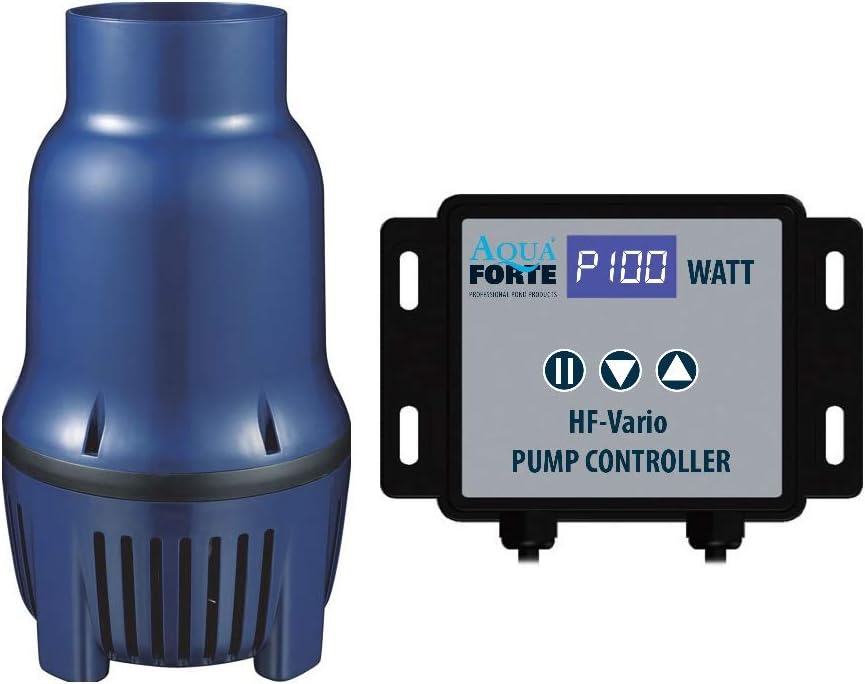 AquaForte HighFlow Vario-S 35.000 Vijverpomp, 60-200 watt, maximaal debiet 35 m3/uur, opvoerhoogte 4 meter, regelbaar met externe controller, uitgang 110 millimeter