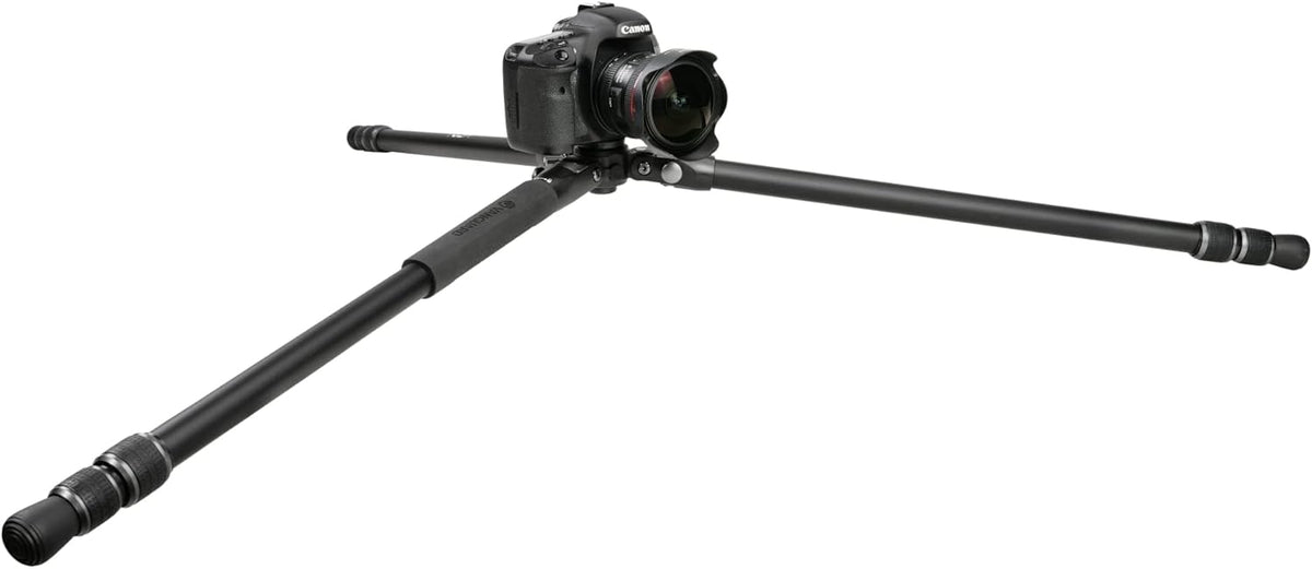 Statief – Camerastatief – Fotostatief – Tripod – Driepoot – 3-Delig Aluminium – 15 Kg Draagvermogen, Dubbele As Kogelkop