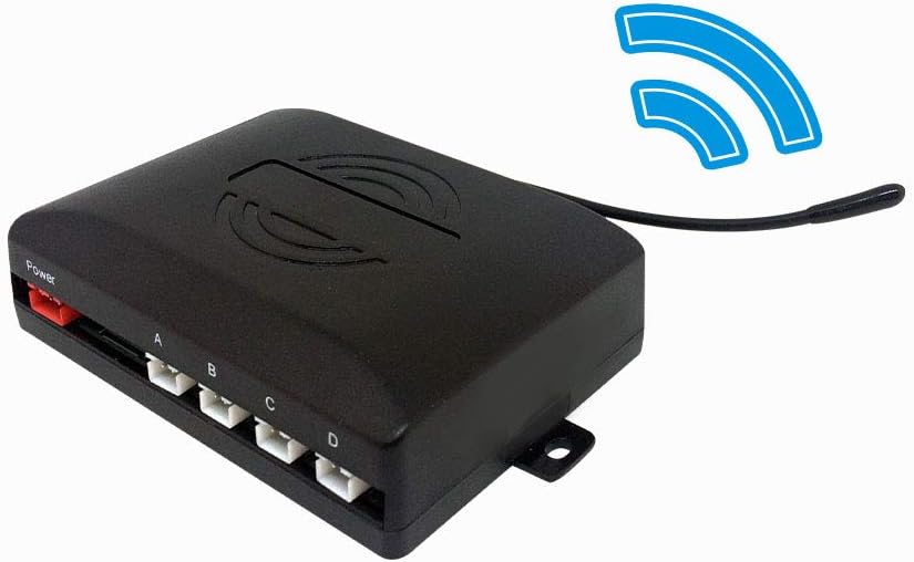 Parkeersensoren Set – Parkeerhulp – Achteruitrijsensoren – Parkeerassistent – Inparkeersysteem – Detectiebereik 2,5 m tot 30 cm – Draadloos Led/Lcd-Display