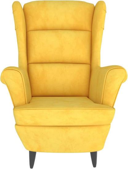 Fauteuil – Relaxstoel – Zetel – Leunstoel – Loungechair – Velvet Bekleding – Stevig Plywood Frame