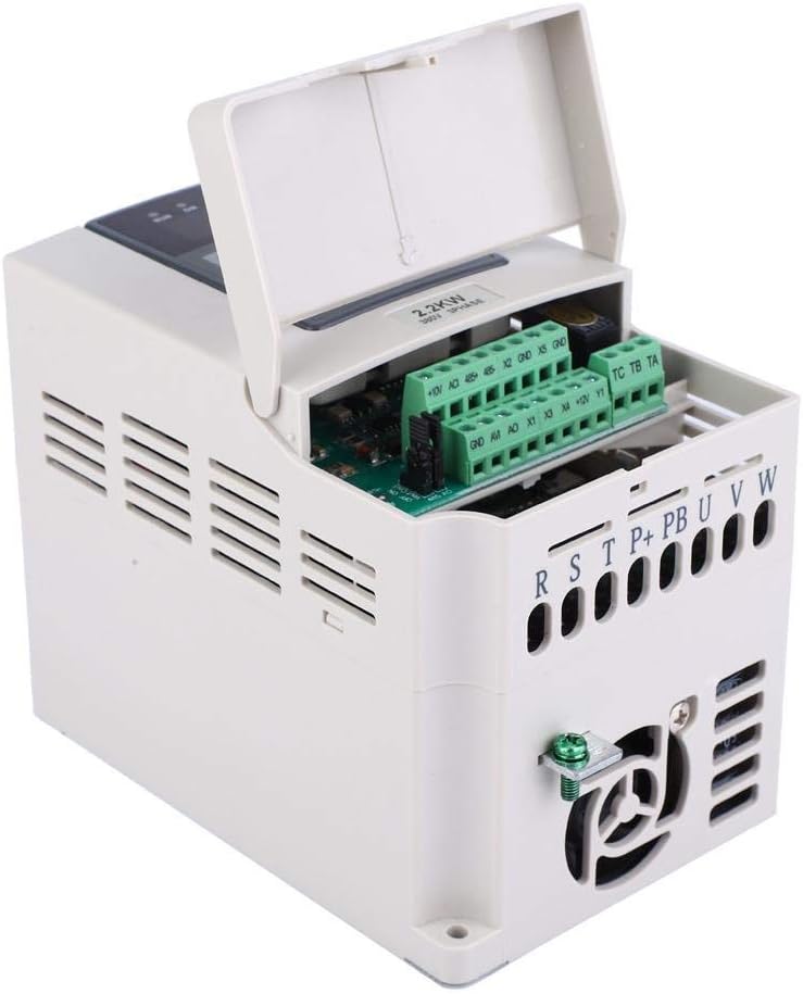 Diyeeni Frequentieomvormer, 380 V, 2,2 KW VFD frequentieomvormer, motoromvormer, toerentalregelaar voor productiemachines, ventilatoren, pompen, frequentieomvormers, ondersteuning multibescherming