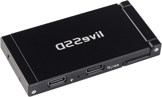 RENICE External hard drive PSSD 2TB LiveSSD, up to 2000MB/s read speed, USB 3.2 Gen2x2, compatible with iPhone 15 Pro Max ProRes/Mac/Android - QUORE