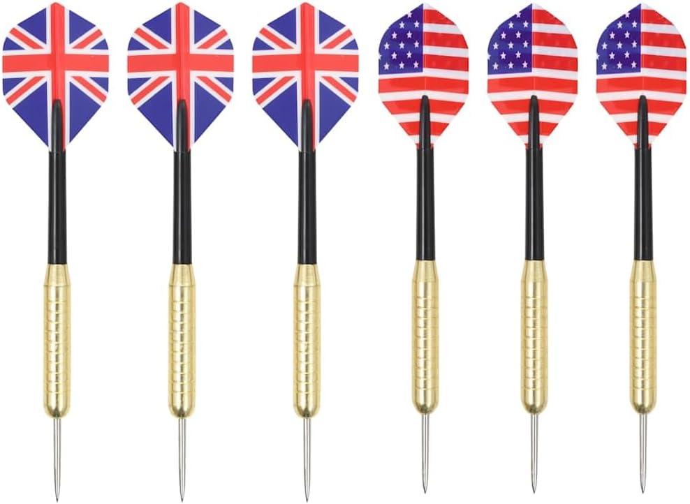 Dartbord – Dartset – Darts – Dartkast – Dartbord Met Kast – Professioneel Sisal – Inclusief 6 Stalen Darts