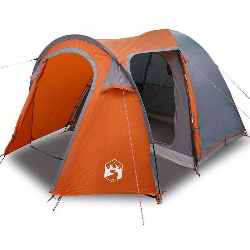 Dome Tent with Roof and Storage with Air Vent Gray and Orange Removable Temporary Outdoor Available in All Seasons