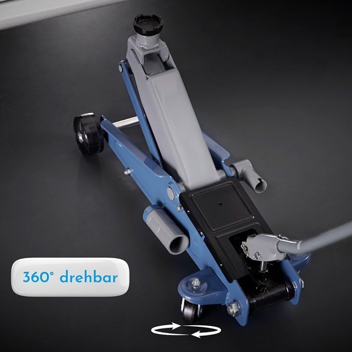 Cartrend Hydraulische krik, garagekrik voor SUV's en terreinwagens met Quicklift-functie, 2,5 ton