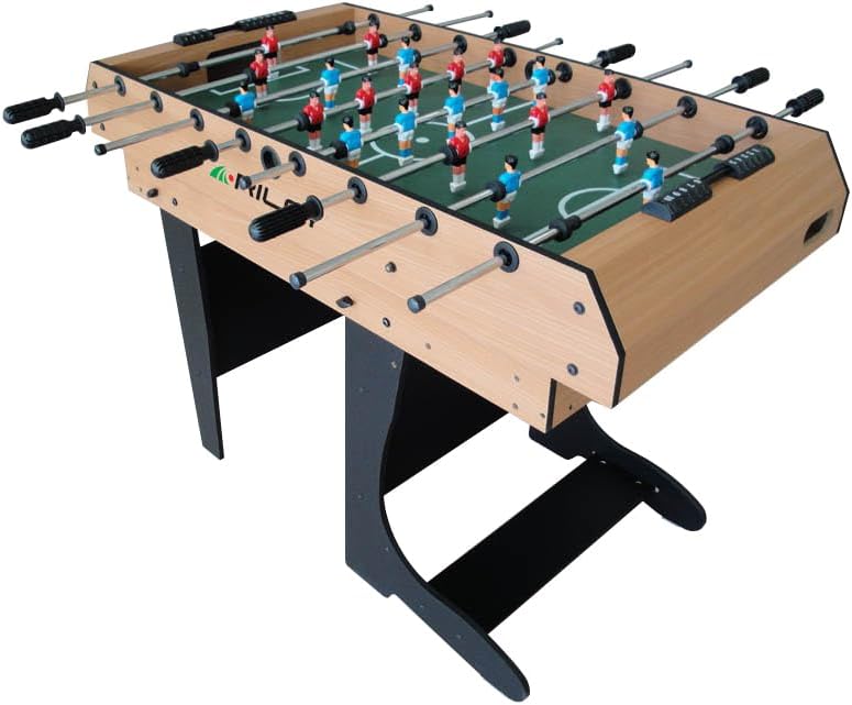 Riley 12-in-1 4ft multi-purpose table, including table football and billiards, with whiteboard and real electric air hockey table, complete with all accessories for all games - QUORE