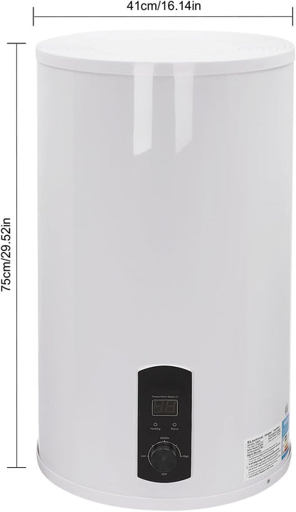 Electric Water Heater - Vertical Tank, Water Boiler With Actual Storage Capacity Of 70 Liters - QUORE