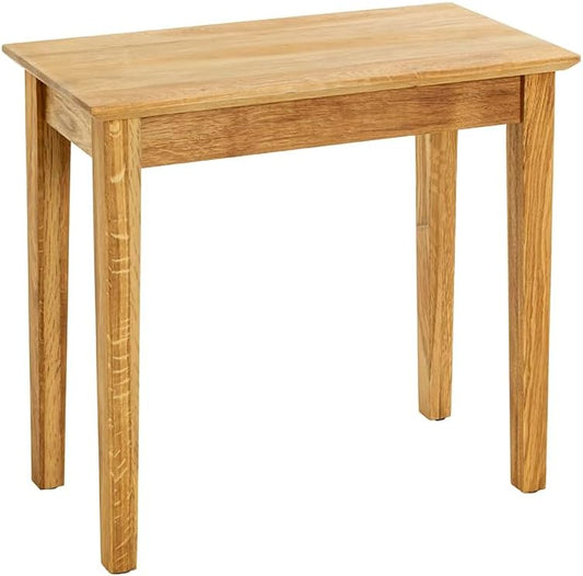 HAKU Bijzettafel eiken, Massief hout - Maat: B 56 cm x H 52 cm x D 30 cm, Stijl: Traditioneel