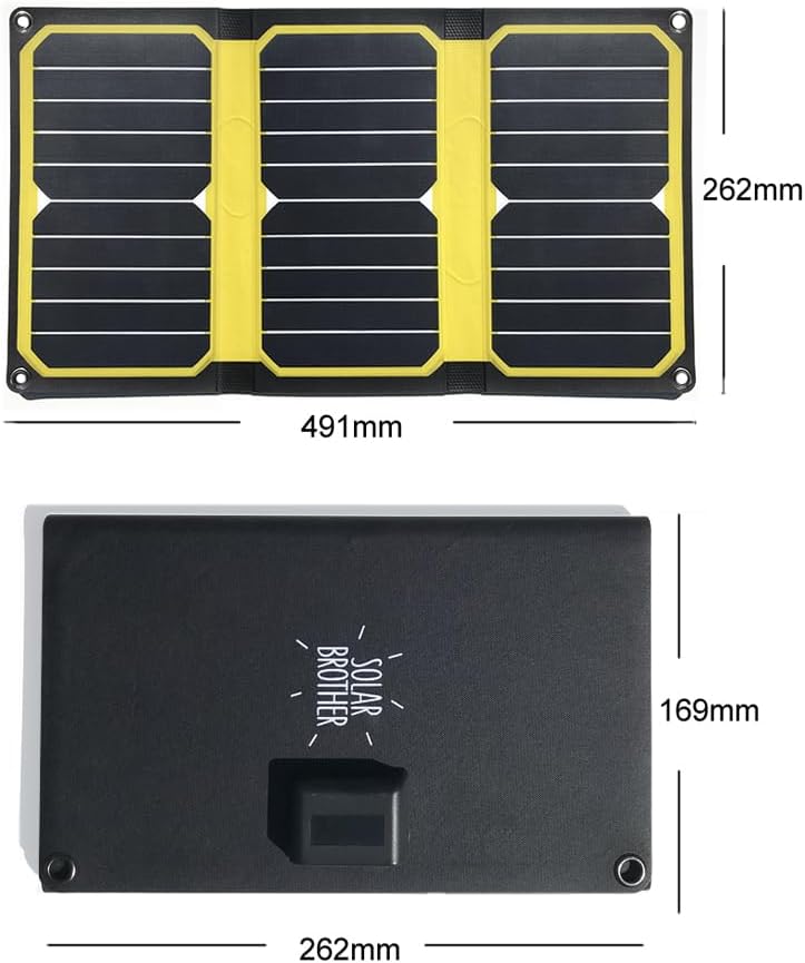 SUNMOOVE 16 W SOLAR BROTHER zonne-oplader, opvouwbaar, zonnepaneel, USB-poort 3,2 A, USB-kabel inbegrepen