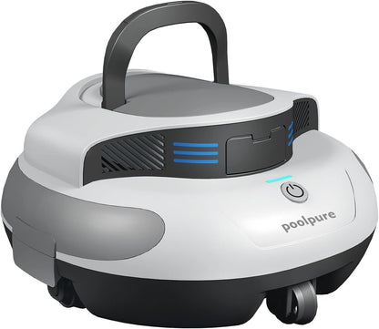 POOLPURE Piscina Zwembadrobot, 5000 mAh Pulizia Doppio motor, dubbele Hall-sensor, led-display, Parcheggio Automatico, IPX8 Impermeabile, draadloze zwembadstofzuiger
