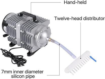 Cloudray 135W luchtcompressor elektrische magnetische luchtpomp voor CO2 lasergravure snijmachine