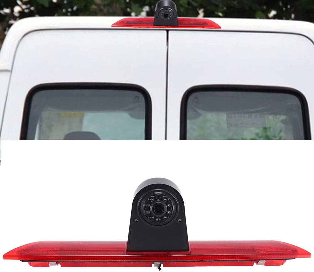 HD Transporter parkeerhulp remlicht achteruitrijcamera met hoek instelbaar, vervanging voor Ford Transit Tourneo Custom Jumbo Box V363 F150 F250 F350 V636 MK8/V362 (achteruitrijcamera + 4,3 inch