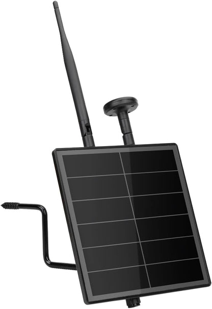 KEEPTEEN D5L Mesh Core Solar LoRa Kits, Mesh Tracker Node Repeater, 5 W zonnepaneel Bult in Heltec ESP32 V4 Lora Modules Board met Mushroom GPS/868MHz antenna WiFi Bluetooth 5200mAh batterij