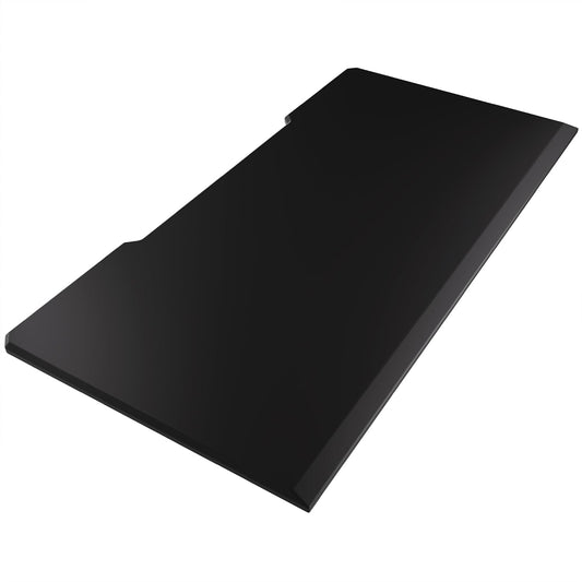 Ultimate Setup® Tafelblad 160x80, Bureaublad, Gaming Bureau, Kantoortafel, Gaming Desk, Standing Desk, Massief MDF-blad (Zwart, 160x80x2,5 cm)