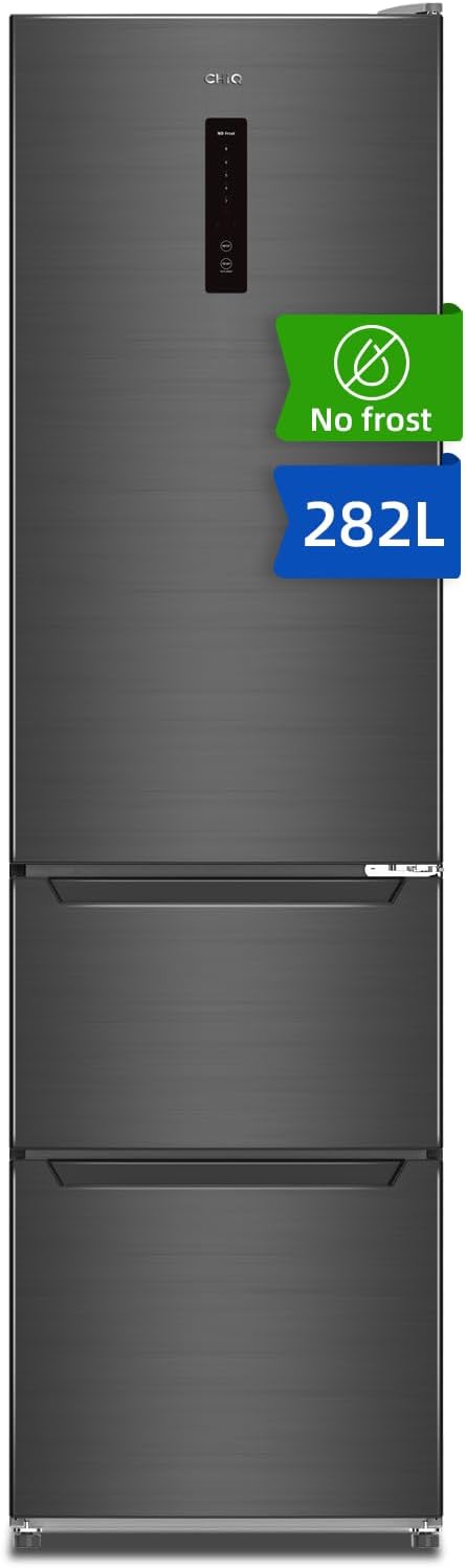 <font dir="auto" style="vertical-align: inherit;"><font dir="auto" style="vertical-align: inherit;">        CHiQ 282L Fridge-Freezer, 282L (197 + 85L), Frost Protection, Dual Inverter System, No Frost, Multi-Airflow, Intelligent Touch, Electronic Compress