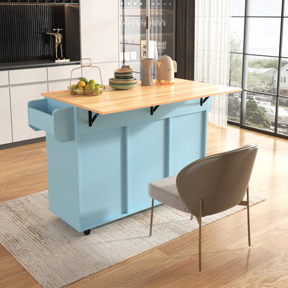 Keukenkar – Serveerwagen – Werktafel – Eettafel – Opbergkast – Uitklapbaar Werkblad – Houtnerf Afwerking – 139×46(71)×91,5 cm – Mobiel Met Wieltjes Of Stevig Houten Onderstel – Veelzijdige Keukenopslag