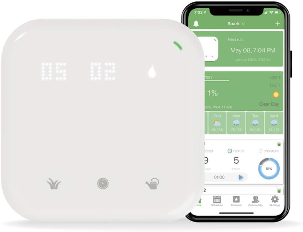 Netro Spark WiFi Smart irrigatieregelaar weersvoorspelling toegang op afstand (8 zones)