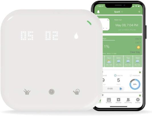 Netro Spark WiFi Smart irrigatieregelaar weersvoorspelling toegang op afstand (8 zones)