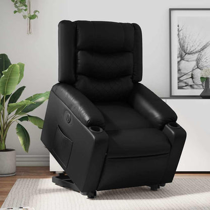 Elektrische Sta-Op Stoel – Sta-Op Fauteuil – Verstelbare Relaxstoel – Elektrische Relaxfauteuil – Lederen Sta-Op Stoel – Elektrische Liftfunctie – Verstelbare Rugleuning tot 135°
