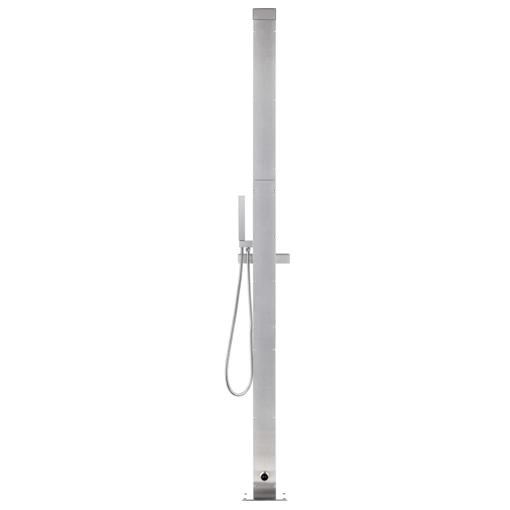 Buitendouche – Tuindouche – Zwembaddouche – Solar douche – Campingdouche – RVS 220 cm – Weerbestendig staal